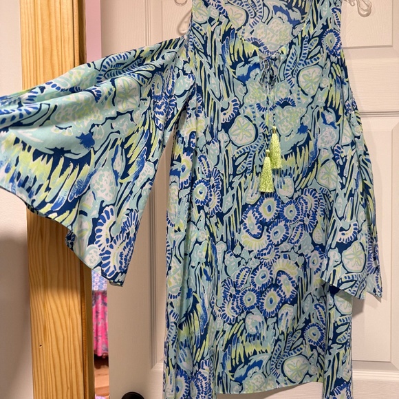 EUC Lilly Pulitzer Benicia Cold Shoulder Dress, Size Medium - Picture 1 of 6